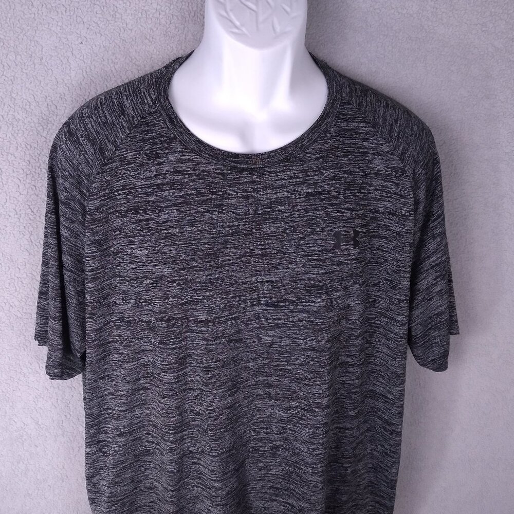 Under Armour Men’s Performance Tech Shirt Gray Heather Short Sleeve Size XXL